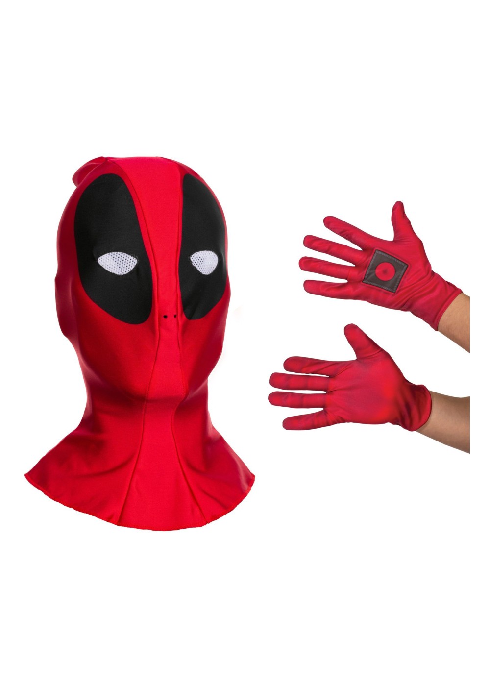 Deadpool Costume Mask And Gloves Set