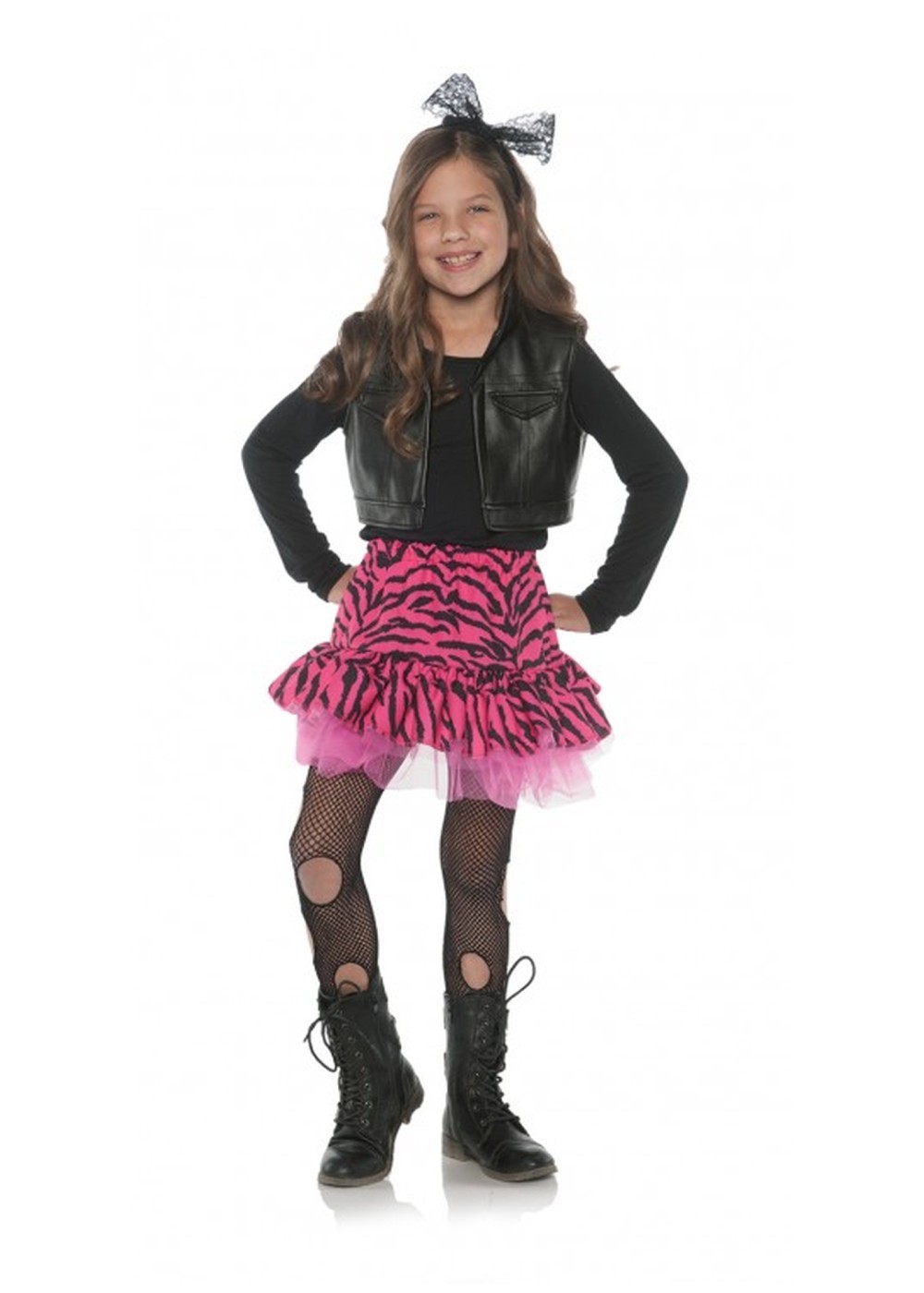 80s Zebra Rocker Girl Costume