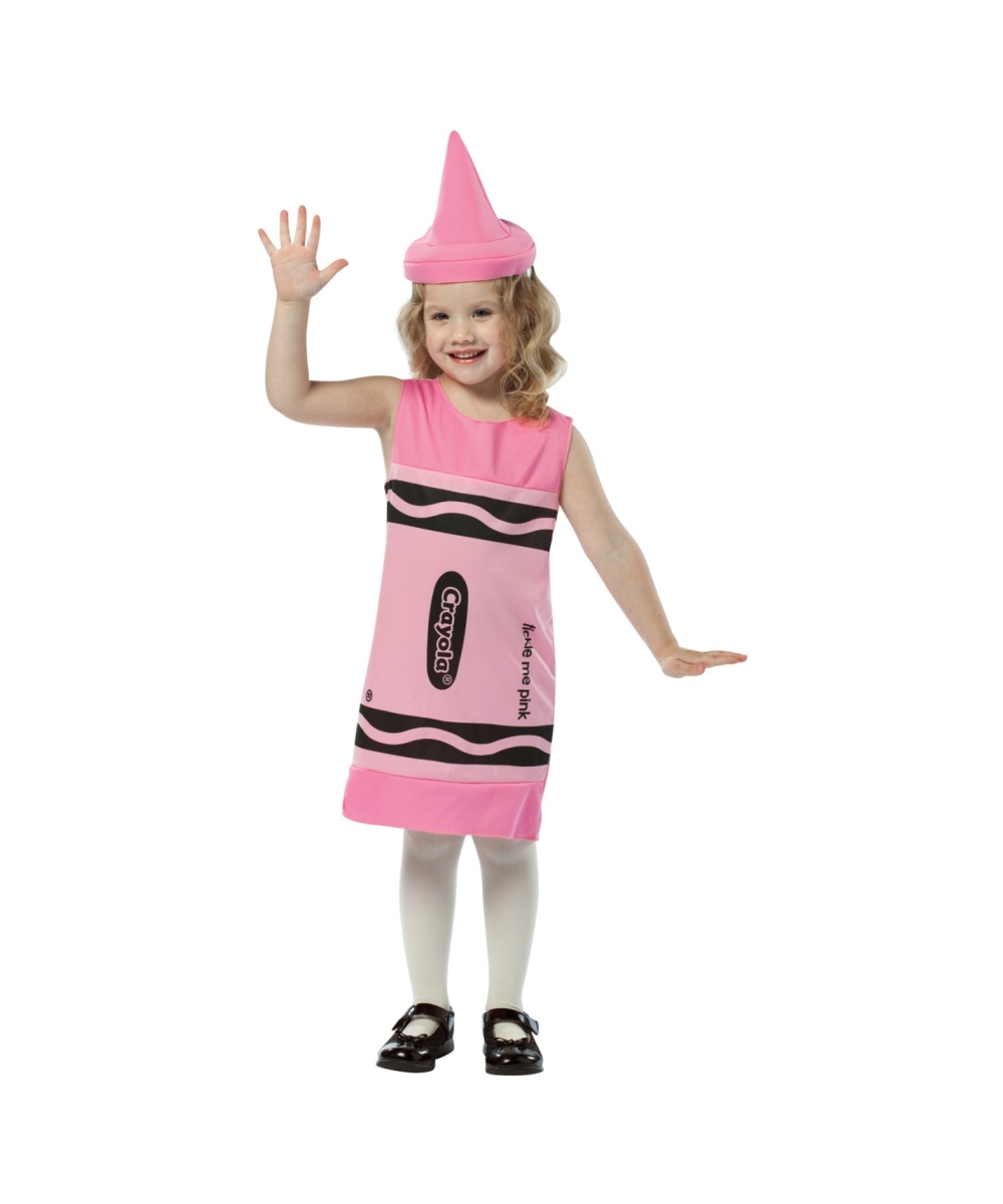 Pink Crayon Halloween Costume