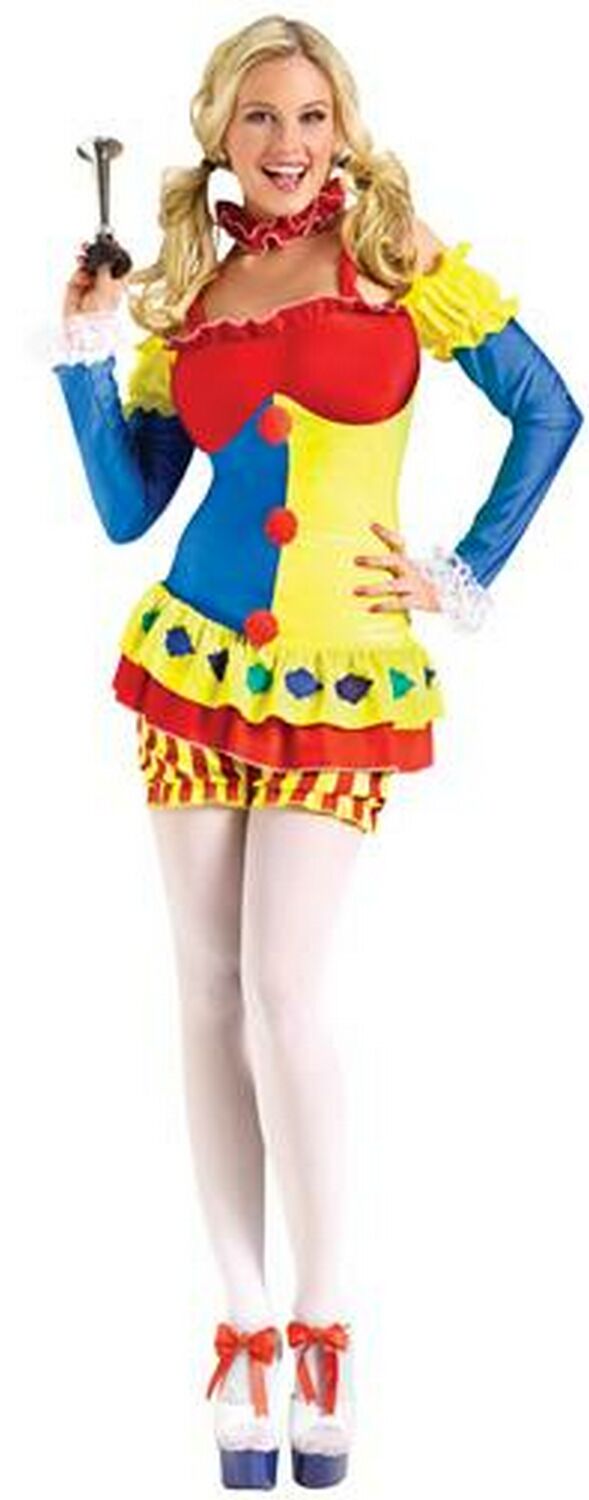 Adult Coy Clown Costume Adult Coy Clown Costume
