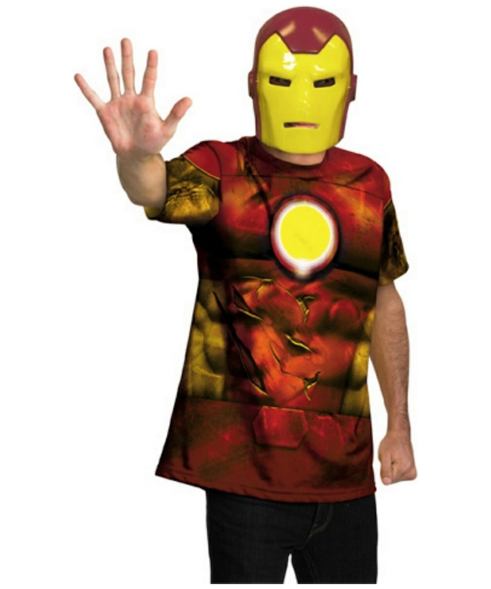 Iron Man Shirt And Mask Costume