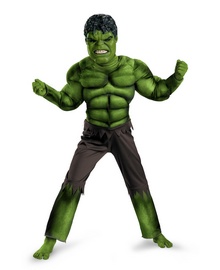 Avengers Hulk Muscle Kids Costume