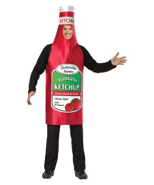 Zestyville Farms Ketchup Adult Costume