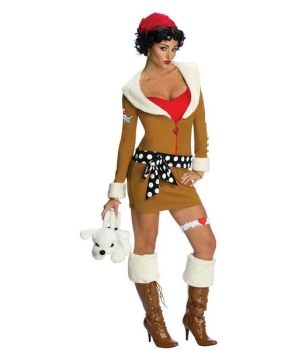 Adult Betty Boop Aviator Costume