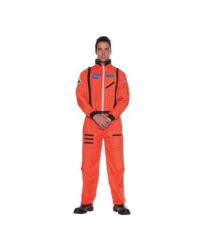 Adult Orange Astronaut Costume