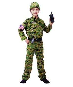 Army Infantry Kids Costume