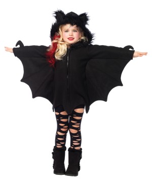 Scary Bat Cozy big Girls Costume