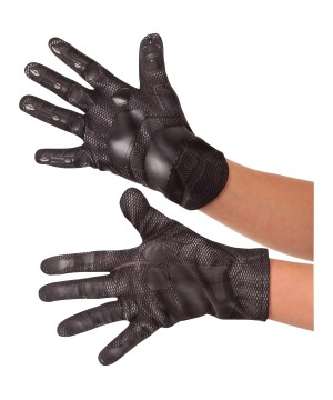 Marvel Civil War Black Panther Boys Costume Gloves