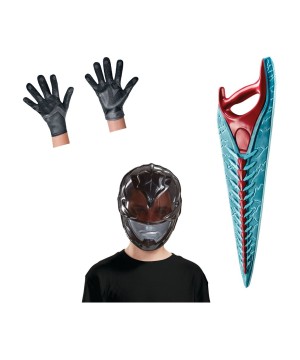 Boys Black Power Ranger Costume Kit