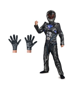 Black Power Ranger Movie Boys Costume Set