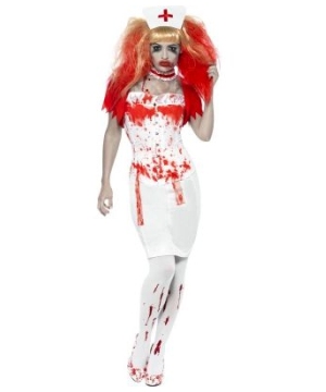 Blood Drip Nurse Adult Costume