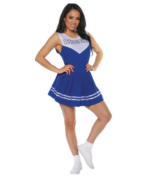 Blue Cheerleader Women Costume