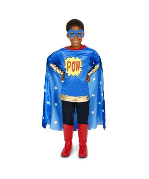 Boys Comic Pow Superhero Costume