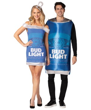 Bud Light Tunic And Dress Couple Costume
