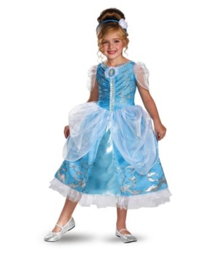 Cinderella Sparkle Kids Costume Deluxe