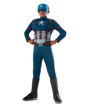 Captain America: Civil War Captain America Boys Deluxe Costume
