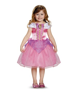 Disney Sleeping Beauty Princess Aurora Little Girls Costume Dress