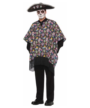 Day Of The Dead Serape Men Costume
