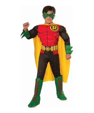 The New 52 Robin Muscle Dc Comics Boys Costume Deluxe