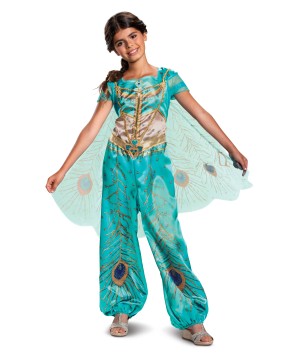 Jasmine Teal Classic Girl Costume