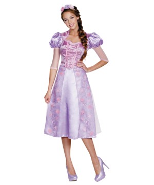 Princess Rapunzel Women Dress Disney Costume