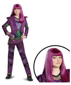 Disneys Descendants 2 Mal Girls Costume