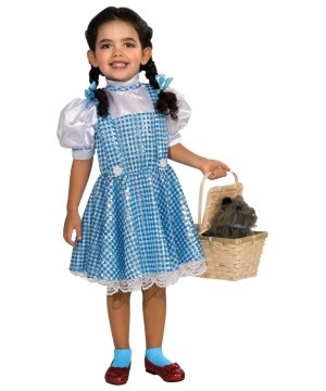 Sparking Dorthy From Alice In Wonderland Big Girls Costume