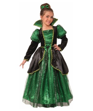 Emerald Style Witch Princess Big Girls Costume