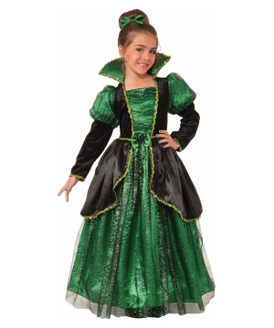 Emerald Style Witch Princess big Girls Costume