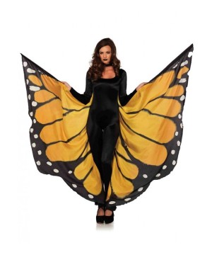 Festival Monarch Blue And Orange Butterfly Wings