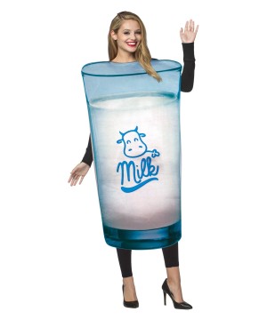 Giant Glass Of Milk Adult Costume