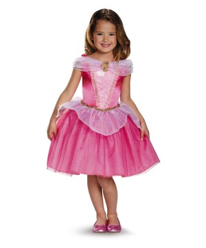 Disney Sleeping Beauty Aurora Classic Girls Costume
