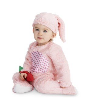 Girls Infant Pink Bunny Costume