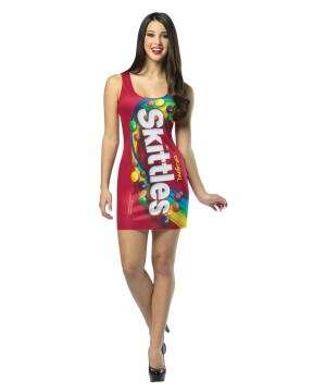 Teen Girls Dress Skittles Costume