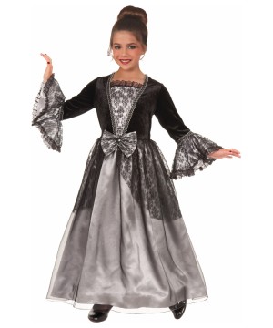 Gothic Princess Silver Gloom Big Girls Costume