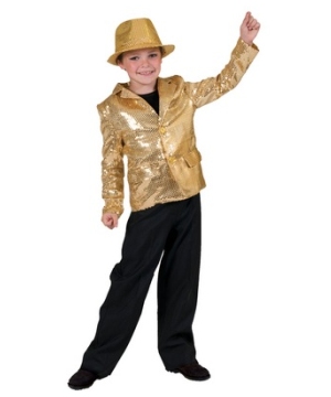 Gold Disco Kids Costume