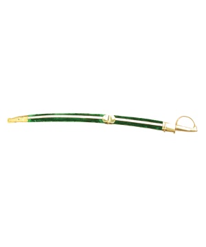 Green Cavalry Sword Costume Accessory