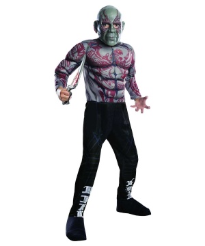 Guardians Of The Galaxy Drax The Destroyer Boy's Movie Costume