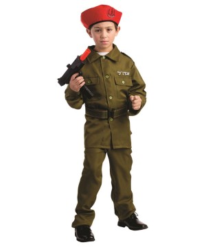 Israel Military Soldier Boys Costume