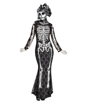 Lacy Bones Womens Skeleton Costume