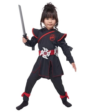 Girls Ying Yang Ninja Costume