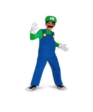 Luigi Kids Costume Deluxe