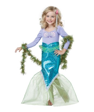 Magical Mermaid Little Girls Costume