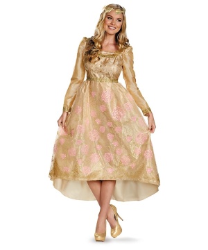 Disney Maleficient Aurora Coronation Gown Womens Costume Deluxe
