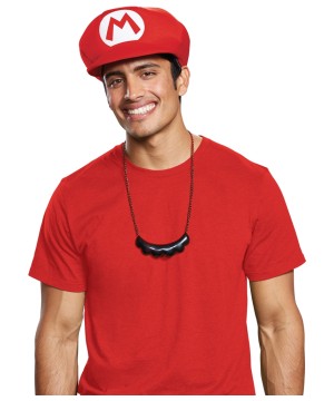 Mario Mustache Necklace Adult