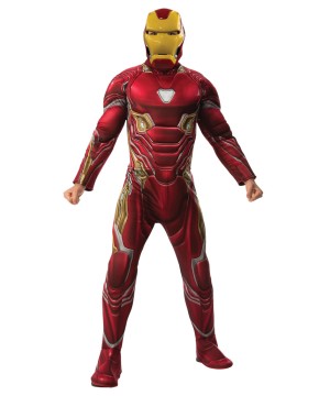 Mens Endgame Iron Man Mark 50 Suit Costume Deluxe