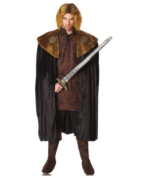 Mens Medieval King Cape