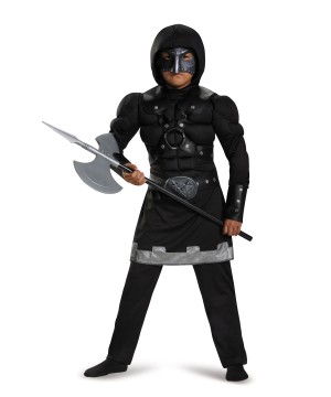 Dark Ages Executioner Medieval Boys Muscle Costume