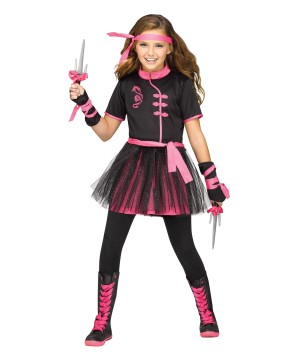 Miss Ninja Big Girls Costume