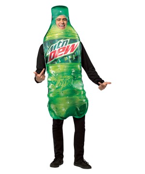 Mountain Dew Bottle Mascot Costume